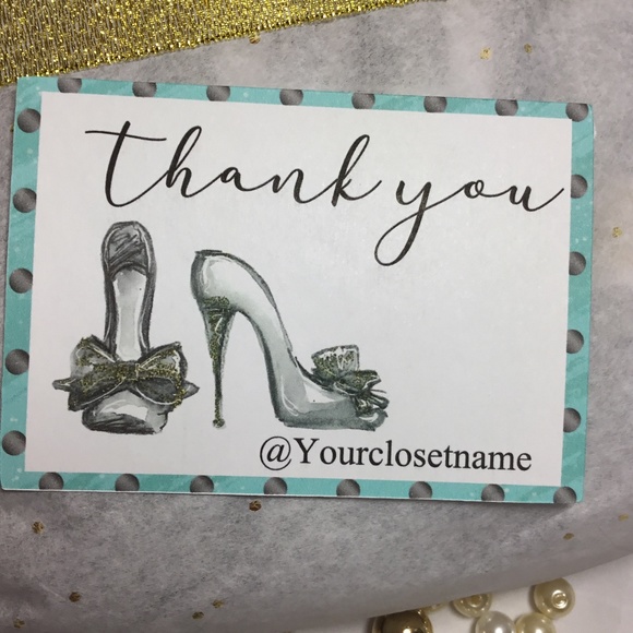 Poshmark Thank you customer Closet Cards - Picture 4 of 12